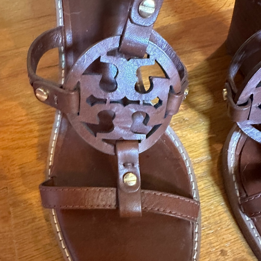 Brown Tory Burch Wedges - Picture 3 of 4